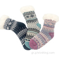 Προσαρμοσμένα ζεστά ασαφή κορίτσια Slipper Socks